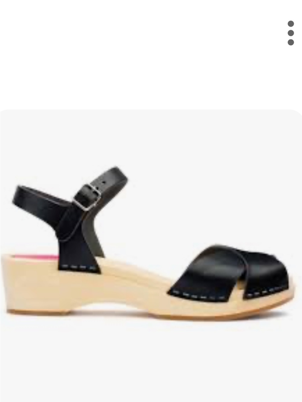 Anthropologie Swedish Leather Hasbeens Mirja Debutant Size 38